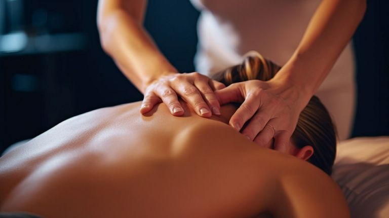 Rücken- und Nackenmassage